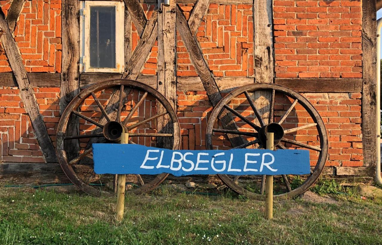 Ferienwohnung Elbsegler Bleckede Esterno foto